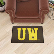 Wyoming Cowboys Starter Mat Accent Rug - 19in. x 30in. - UW Logo, 4937