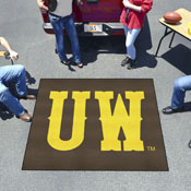 Wyoming Cowboys Tailgater Rug - 5ft. x 6ft. - UW Logo, 4940