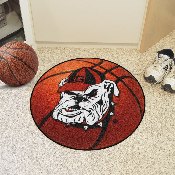 Georgia Bulldogs Basketball Rug - 27in. Diameter - Old Bulldog Head Logo, 4952