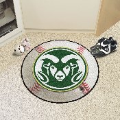 Colorado State Rams Baseball Rug - 27in. Diameter, 4980