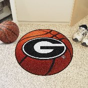 Georgia G Logo Basketball Mat 27" diameter, 4988