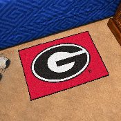 Georgia Bulldogs Starter Mat Accent Rug - 19in. x 30in. - G Primary Logo - Red, 4991