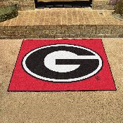 Georgia Bulldogs All-Star Rug - 34 in. x 42.5 in. - G Primary Logo - Red, 4992