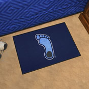 North Carolina Tar Heels Starter Mat Accent Rug - 19in. x 30in., Tar Heel Logo, 5009