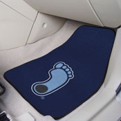 North Carolina Tar Heels Front Carpet Car Mat Set - 2 Pieces, Tar Heel Logo, 5011