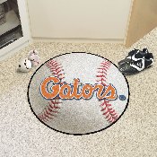 Florida Gators Baseball Rug - 27in. Diameter, "Gators", 5101