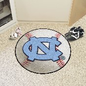 North Carolina Tar Heels Baseball Rug - 27in. Diameter, 5150