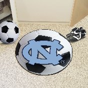 North Carolina Tar Heels Soccer Ball Rug - 27in. Diameter, 5155