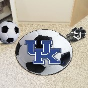 Kentucky Wildcats Soccer Ball Rug - 27in. Diameter, UK Logo, 5165
