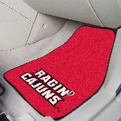 Louisiana-Lafayette Ragin' Cajuns Front Carpet Car Mat Set - 2 Pieces, 5262