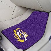 LSU Tigers Front Carpet Car Mat Set - 2 Pieces, 5265