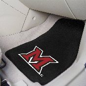 Miami (OH) Redhawks Front Carpet Car Mat Set - 2 Pieces, 5270