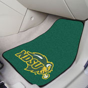 North Dakota State Bison Front Carpet Car Mat Set - 2 Pieces, 5286