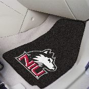 Northern Illinois 2-piece Carpeted Car Mats 17"x27", 5289