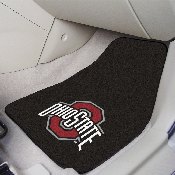 Ohio State Buckeyes Front Carpet Car Mat Set - 2 Pieces, 5293