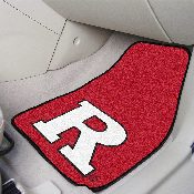 Rutgers Scarlett Knights Front Carpet Car Mat Set - 2 Pieces, 5304
