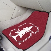 Stanford Cardinal Front Carpet Car Mat Set - 2 Pieces, 5320