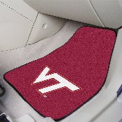 Virginia Tech Hokies Front Carpet Car Mat Set - 2 Pieces, 5421