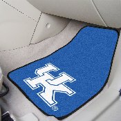 Kentucky Wildcats Front Carpet Car Mat Set - 2 Pieces, UK Logo, 5451