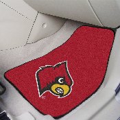 Louisville Cardinals Front Carpet Car Mat Set - 2 Pieces, 5452