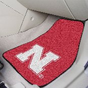 Nebraska Cornhuskers Front Carpet Car Mat Set - 2 Pieces, 5466