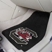 South Carolina Gamecocks Front Carpet Car Mat Set - 2 Pieces, 5481