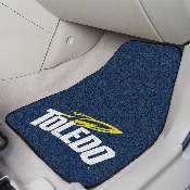 Toledo Rockets Front Carpet Car Mat Set - 2 Pieces, 5486