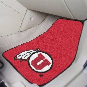 Utah Utes Front Carpet Car Mat Set - 2 Pieces, 5488