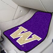 Washington Huskies Front Carpet Car Mat Set - 2 Pieces, 5491