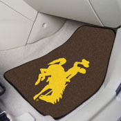 Wyoming Cowboys Front Carpet Car Mat Set - 2 Pieces, 5497