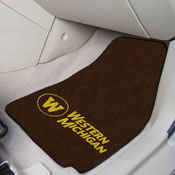 Western Michigan Broncos Front Carpet Car Mat Set - 2 Pieces, 5515