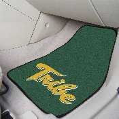 William & Mary Tribe Front Carpet Car Mat Set - 2 Pieces, 5517