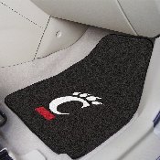 Cincinnati Bearcats Front Carpet Car Mat Set - 2 Pieces, 5643