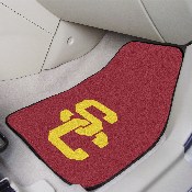 Southern California Trojans Front Carpet Car Mat Set - 2 Pieces, 5659