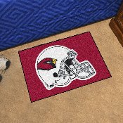 Arizona Cardinals Starter Mat Accent Rug - 19in. x 30in., Helmet Logo - Cardinals Helmet Logo, 5661