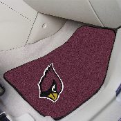 Arizona Cardinals Front Carpet Car Mat Set - 2 Pieces - Cardinal Head Primary Logo, 5663