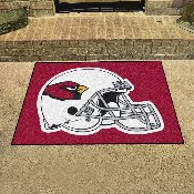Arizona Cardinals All-Star Rug - 34 in. x 42.5 in., Helmet Logo - Cardinals Helmet Logo, 5664