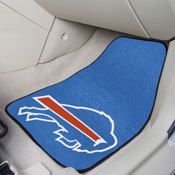 Buffalo Bills Front Carpet Car Mat Set - 2 Pieces - Buffalo Primary Logo, 5682