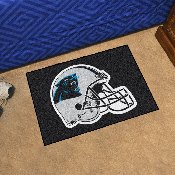Carolina Panthers Starter Mat Accent Rug - 19in. x 30in., Helmet Logo - Panthers Helmet Logo, 5699
