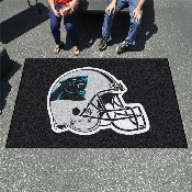 Carolina Panthers Ulti-Mat Rug - 5ft. x 8ft., Helmet Logo - Panthers Helmet Logo, 5701