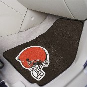 NFL - Cleveland Browns 2-piece Carpeted Car Mats 17"x27", 5703