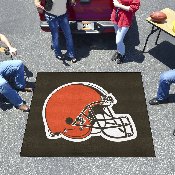 Cleveland Browns Tailgater Rug - 5ft. x 6ft. - Browns Helmet Primary Logo, 5707