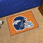 Denver Broncos Starter Mat Accent Rug - 19in. x 30in., Helmet Logo - Broncos Helmet Logo, 5720