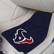 Houston Texans Front Carpet Car Mat Set - 2 Pieces - Bull Head Primary Logo, 5731