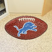 Detroit Lions Football Rug - 20.5in. x 32.5in. - Lion Primary Logo, 5742
