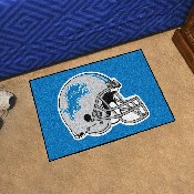 Detroit Lions Starter Mat Accent Rug - 19in. x 30in., Helmet Logo - Lions Helmet Logo, 5743