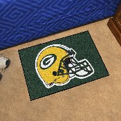 Green Bay Packers Starter Mat Accent Rug - 19in. x 30in., Helmet Logo - Packers Helmet Logo, 5757