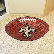 New Orleans Saints Football Rug - 20.5in. x 32.5in. - Fleur-de-lis Primary Logo, 5771
