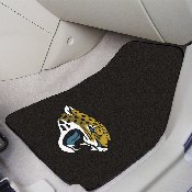 Jacksonville Jaguars Front Carpet Car Mat Set - 2 Pieces - Jaguar Head Primary Logo, 5776