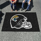Jacksonville Jaguars Ulti-Mat Rug - 5ft. x 8ft., Helmet Logo - Jaguars Helmet Logo, 5781